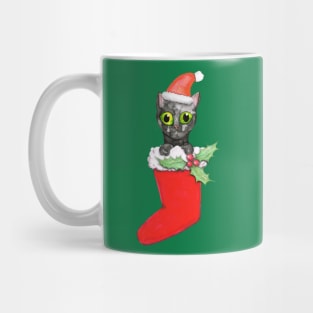 Christmas cat Mug